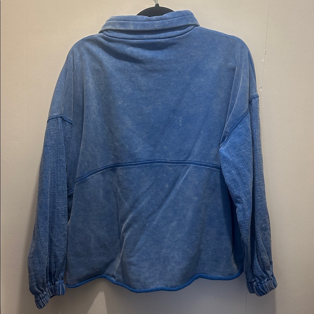 Blue half zip - Picture 2 of 3
